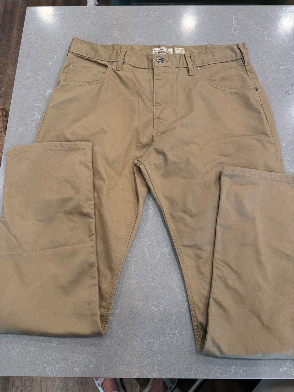 Patagonia Men's Tan Chinos - Straight Leg